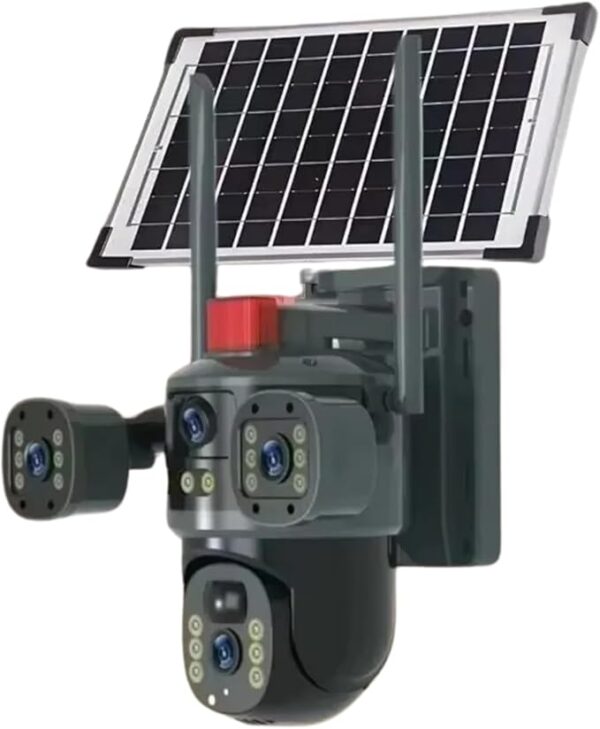 Calus VC15‑4G AI Solar Security Camera – 2‑in‑1 Dual‑Lens 4G Solar CCTV, HD, Night Vision & Two‑Way Audio