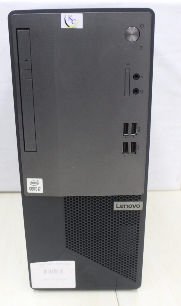 Lenovo V50t Gen 2 Tower – Intel Core i7-10th Gen – 4GB RAM – 500GB HDD – Tower – Windows 10/11 Pro
